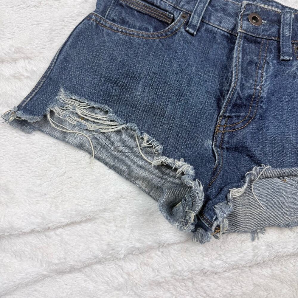 Free People Button Fly High Rise Shorts - Picture 2 of 7
